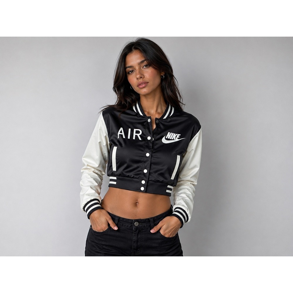 Rare & Discontinued Nike Air Mod Cropped 'Varsity Jacket' XL